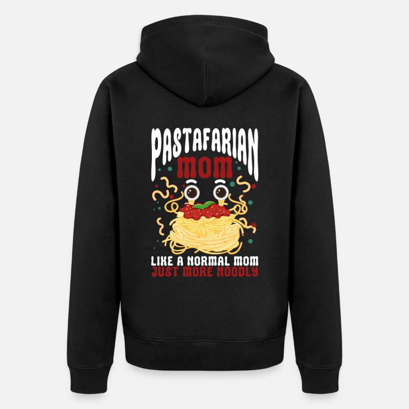 Monstre spaghetti volant FSM - Veste à capuche bio Premium Unisexe - noir