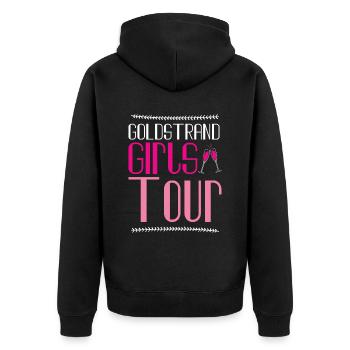 Golden Sands Girls Tour - Veste à capuche bio Premium Unisexe - noir - Dos - Nico (187cm)