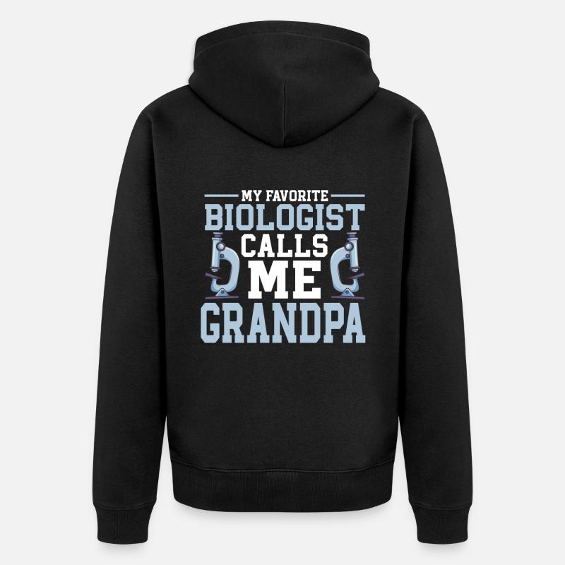 Biologiste Cadeau Biologie - Veste à capuche bio Premium Unisexe - noir