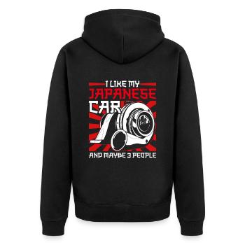 Sport automobile Tuning Auto - Veste à capuche bio Premium Unisexe - noir - Dos - Nico (187cm)