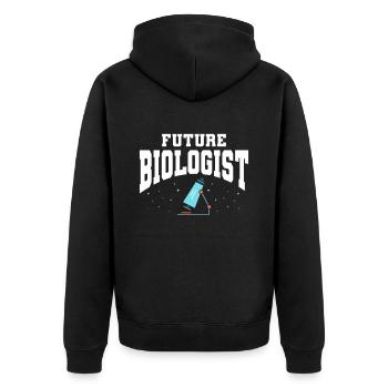 Biologiste Cadeau Biologie - Veste à capuche bio Premium Unisexe - noir - Dos - Nico (187cm)