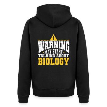 Biologiste Cadeau Biologie - Veste à capuche bio Premium Unisexe - noir - Dos - Nico (187cm)