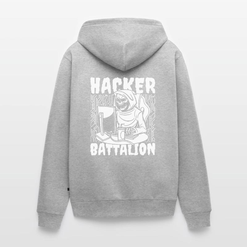 Developer Coder Programmer Unisex Premium Organic Zip Hoodie