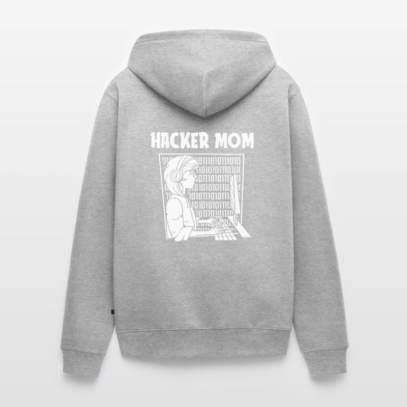 Entwickler Coder Programmierer Unisex Premium Bio Zip Hoodie