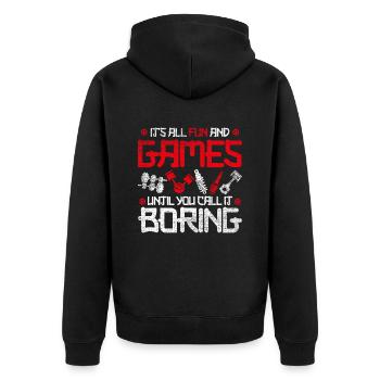 Sport automobile Tuning Auto - Veste à capuche bio Premium Unisexe - noir - Dos - Nico (187cm)