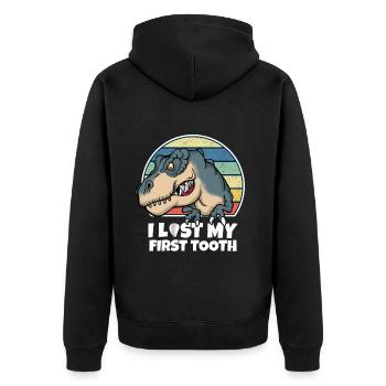 Dents dentaires Dentiste Dentiste - Veste à capuche bio Premium Unisexe - noir - Dos - Nico (187cm)