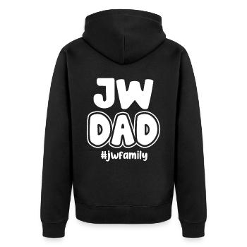 Témoins de Jéhovah - Veste à capuche bio Premium Unisexe - noir - Dos - Nico (187cm)