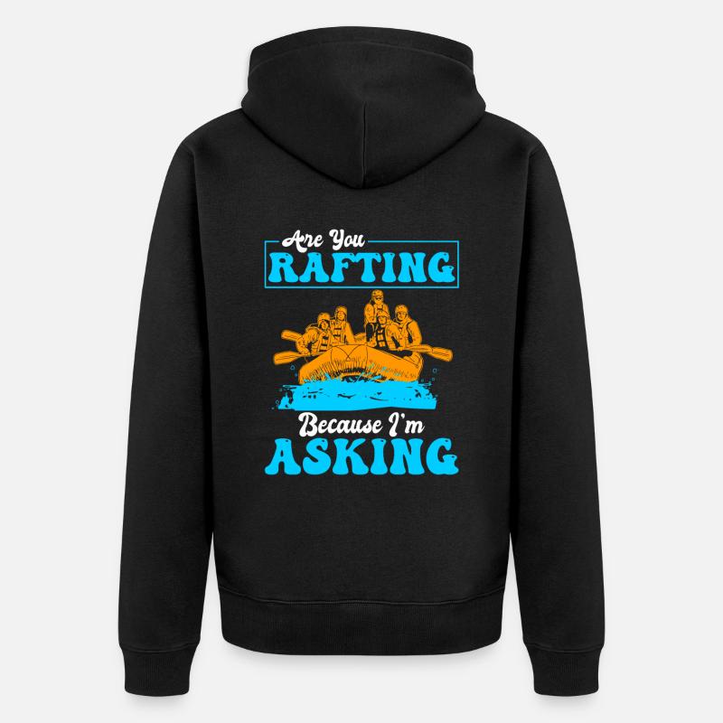 Rafting Rafting en eau vive - Veste à capuche bio Premium Unisexe - noir