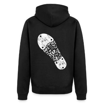Tap Dancer Tap Dance Shoes Tap Dance Instructor - Unisex Premium Organic Zip Hoodie - black - Back - Nico (187cm)