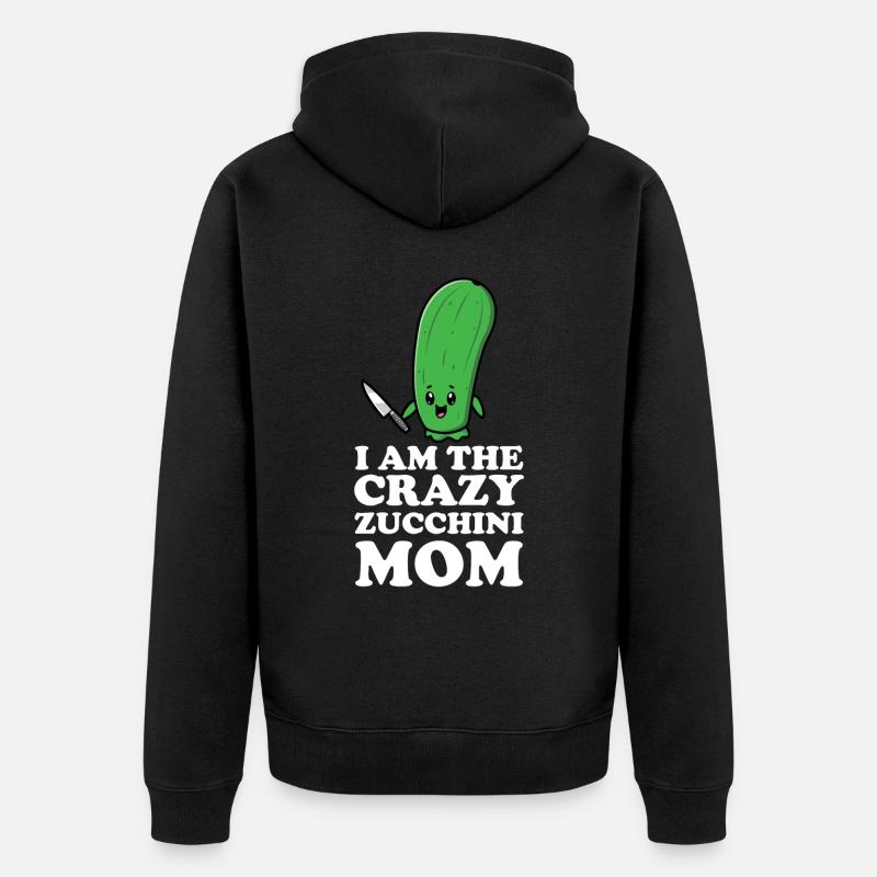 Courgette - Veste à capuche bio Premium Unisexe - noir