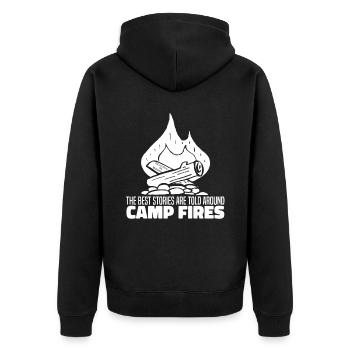 Boy Scout Cool - Veste à capuche bio Premium Unisexe - noir - Dos - Nico (187cm)