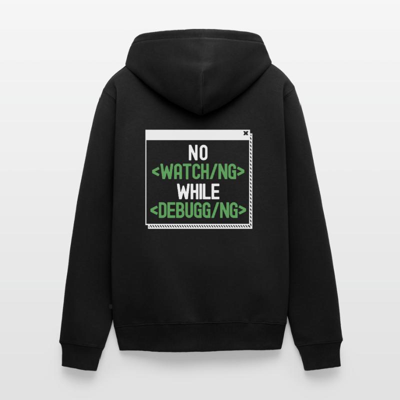 Développeur Coder Programmeur Humour Veste à capuche bio Premium Unisexe