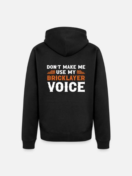 Mason Gift Profession Saying Mason - Unisex Premium Organic Zip Hoodie - black