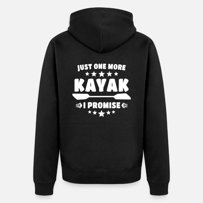Kayak Kayaking - Veste à capuche bio Premium Unisexe - noir