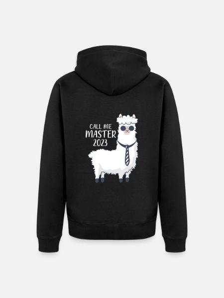 Call me Master 2023 - Unisex Premium Organic Zip Hoodie - black