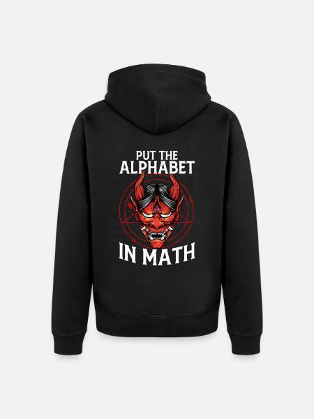 Funny Satanism Satanic Satan - Unisex Premium Organic Zip Hoodie - black
