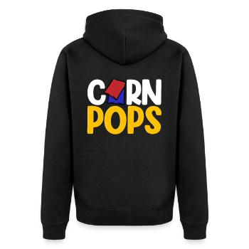 Cornhole Trou de maïs - Veste à capuche bio Premium Unisexe - noir - Dos - Nico (187cm)