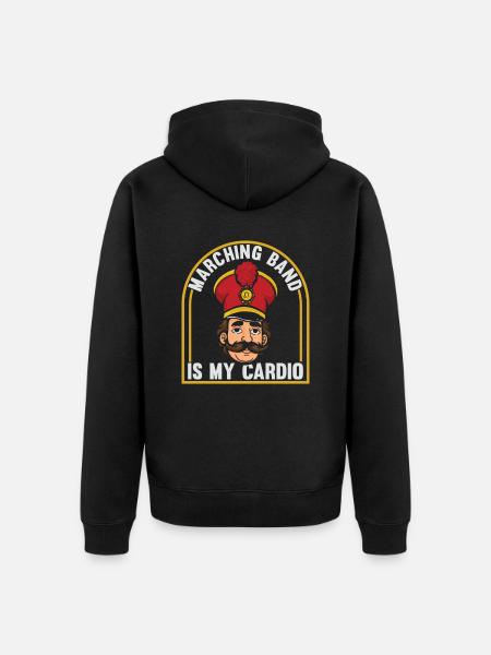 Fan Train Spielmannszug Cardio - Unisex Premium Organic Zip Hoodie - black