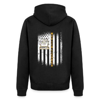 Medical Assistant - Medical Coder - Unisex Premium Organic Zip Hoodie - black - Back - Nico (187cm)