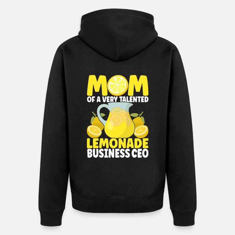 Stand de limonade Lemonade - Veste à capuche bio Premium Unisexe - noir