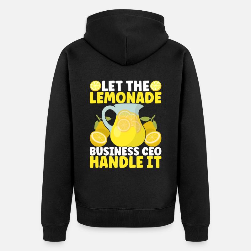 Stand de limonade Lemonade - Veste à capuche bio Premium Unisexe - noir