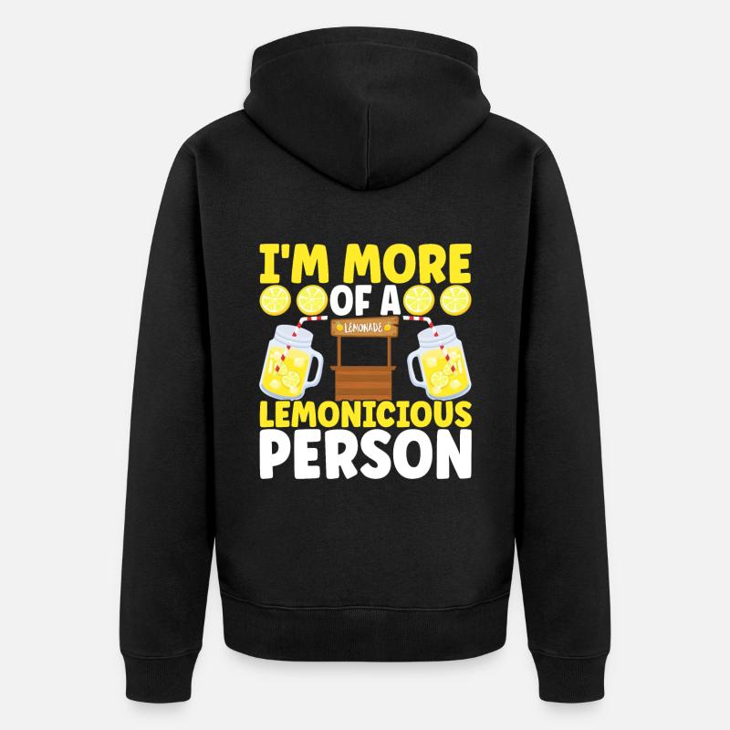 Stand de limonade Lemonade - Veste à capuche bio Premium Unisexe - noir
