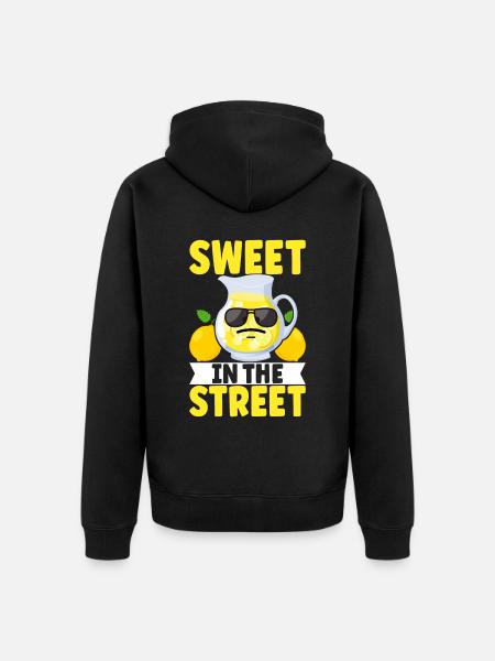 Limonade Limonadenstand - Unisex Premium Bio Zip Hoodie - Schwarz