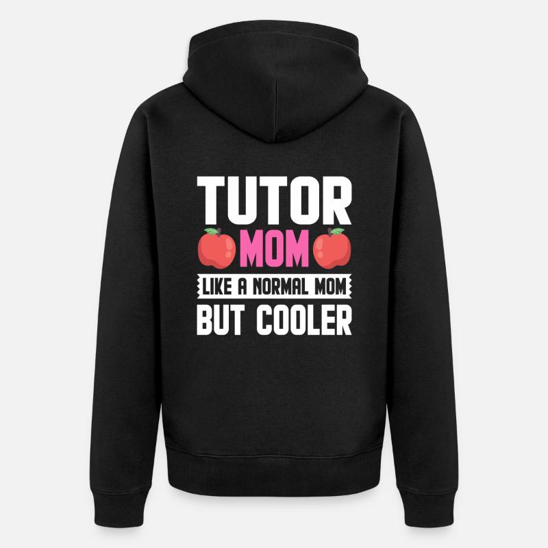 Tutor Geschenk Tutor - Unisex Premium Bio Zip Hoodie - Schwarz