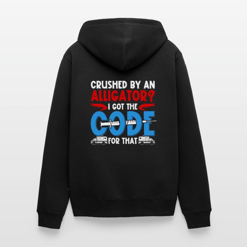 Coding Specialist I Got The Code For That Unisex Premium Organic Zip Hoodie