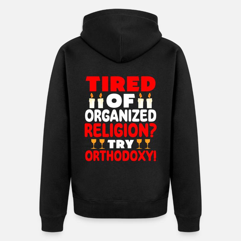 Orthodoxe - Veste à capuche bio Premium Unisexe - noir