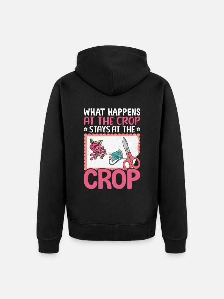 Scrapbooking Scrapbooker - Unisex Premium Organic Zip Hoodie - black