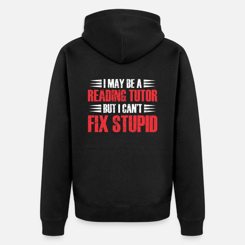 Tutor Gift Tutor - Unisex Premium Organic Zip Hoodie - black