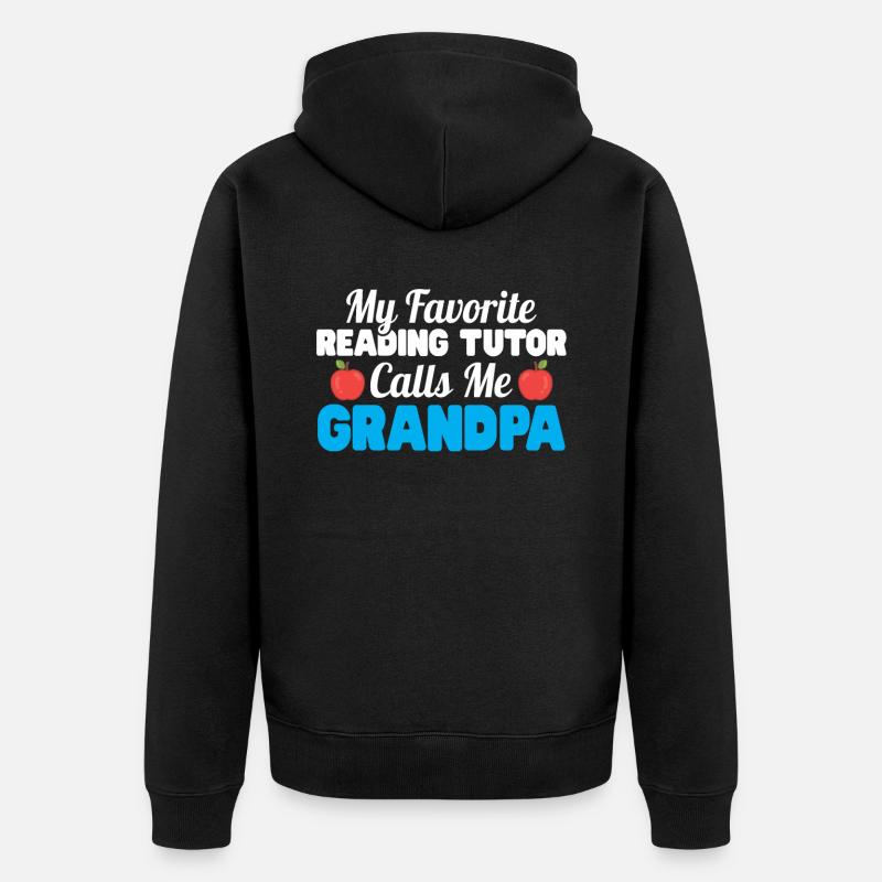 Tutor Geschenk Tutor - Unisex Premium Bio Zip Hoodie - Schwarz