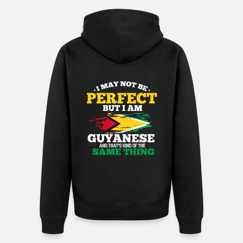 Guyana - Veste à capuche bio Premium Unisexe - noir