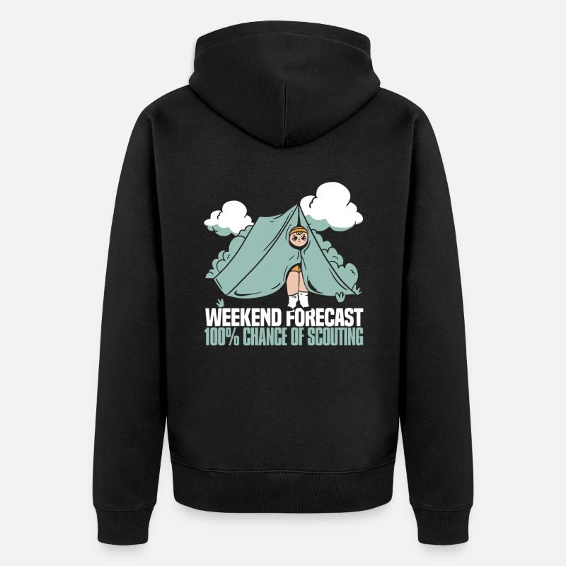 Boy Scout Mignon - Veste à capuche bio Premium Unisexe - noir