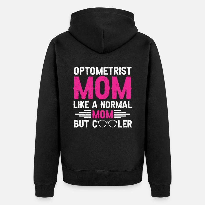 Opticien Gift Optometry - Veste à capuche bio Premium Unisexe - noir