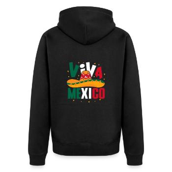 Cadeau de la nation mexicaine mexicaine - Veste à capuche bio Premium Unisexe - noir - Dos - Nico (187cm)