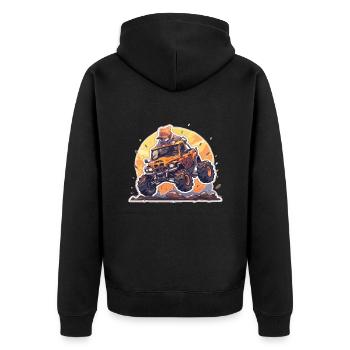 Monster truck - Veste à capuche bio Premium Unisexe - noir - Dos - Nico (187cm)