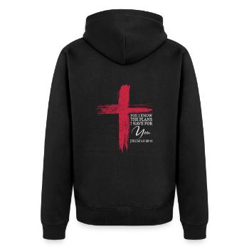 Bible - Veste à capuche bio Premium Unisexe - noir - Dos - Nico (187cm)