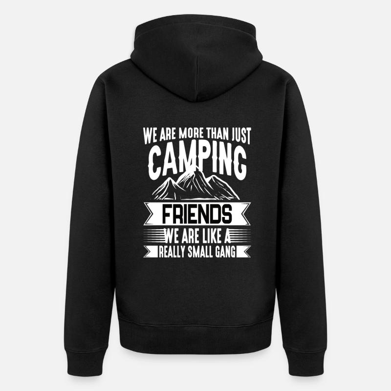 Camping - Veste à capuche bio Premium Unisexe - noir