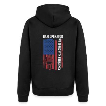 Amateur Ham Operator Usa Design Für - Veste à capuche bio Premium Unisexe - noir - Dos - Nico (187cm)