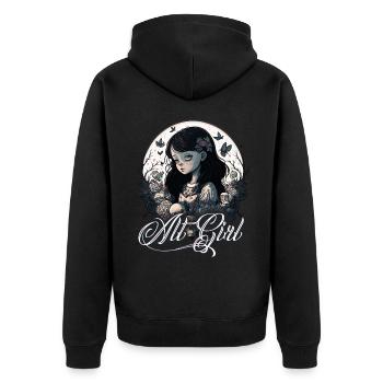Alt Girl Alternative Girl - Veste à capuche bio Premium Unisexe - noir - Dos - Nico (187cm)