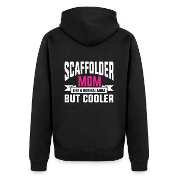 Échafaudage Cadeau Artisan Travail Échafaudage - Veste à capuche bio Premium Unisexe - noir - Dos - Nico (187cm)