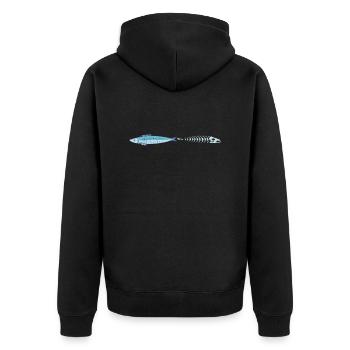 Poisson Fisch - Veste à capuche bio Premium Unisexe - noir - Dos - Nico (187cm)