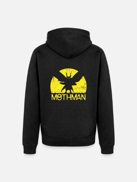 Mothman Point Pleasant - Unisex Premium Organic Zip Hoodie - black