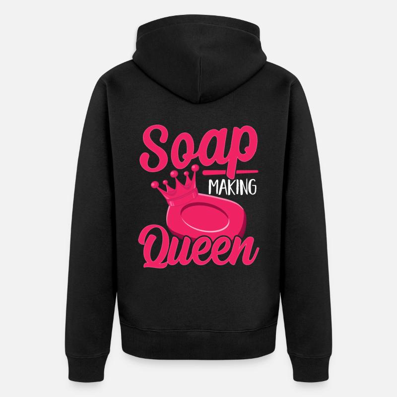 Fabricant de savon Soapologist - Veste à capuche bio Premium Unisexe - noir