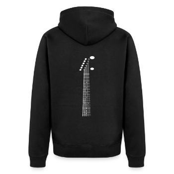 Guitariste Guitariste Guitariste Musique - Veste à capuche bio Premium Unisexe - noir - Dos - Nico (187cm)