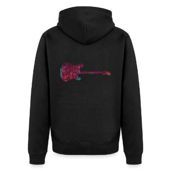 Guitariste Guitariste Guitariste - Veste à capuche bio Premium Unisexe - noir - Dos - Nico (187cm)