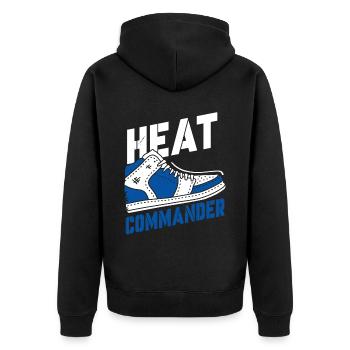 Shoe Collector Shoemaker Sneaker Addict - Unisex Premium Organic Zip Hoodie - black - Back - Nico (187cm)