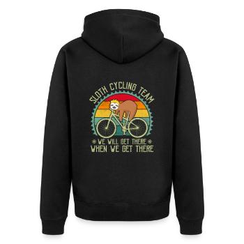 VTT VTT VTT VTT VTT - Veste à capuche bio Premium Unisexe - noir - Dos - Nico (187cm)